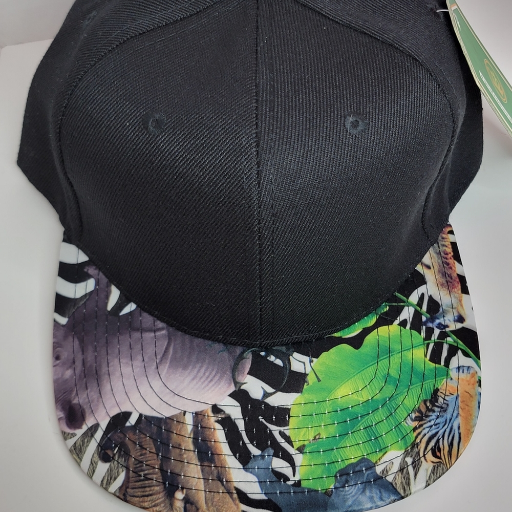 H25720 NWT Professional Style Blank Animal Print Snapback/Baseball Cap